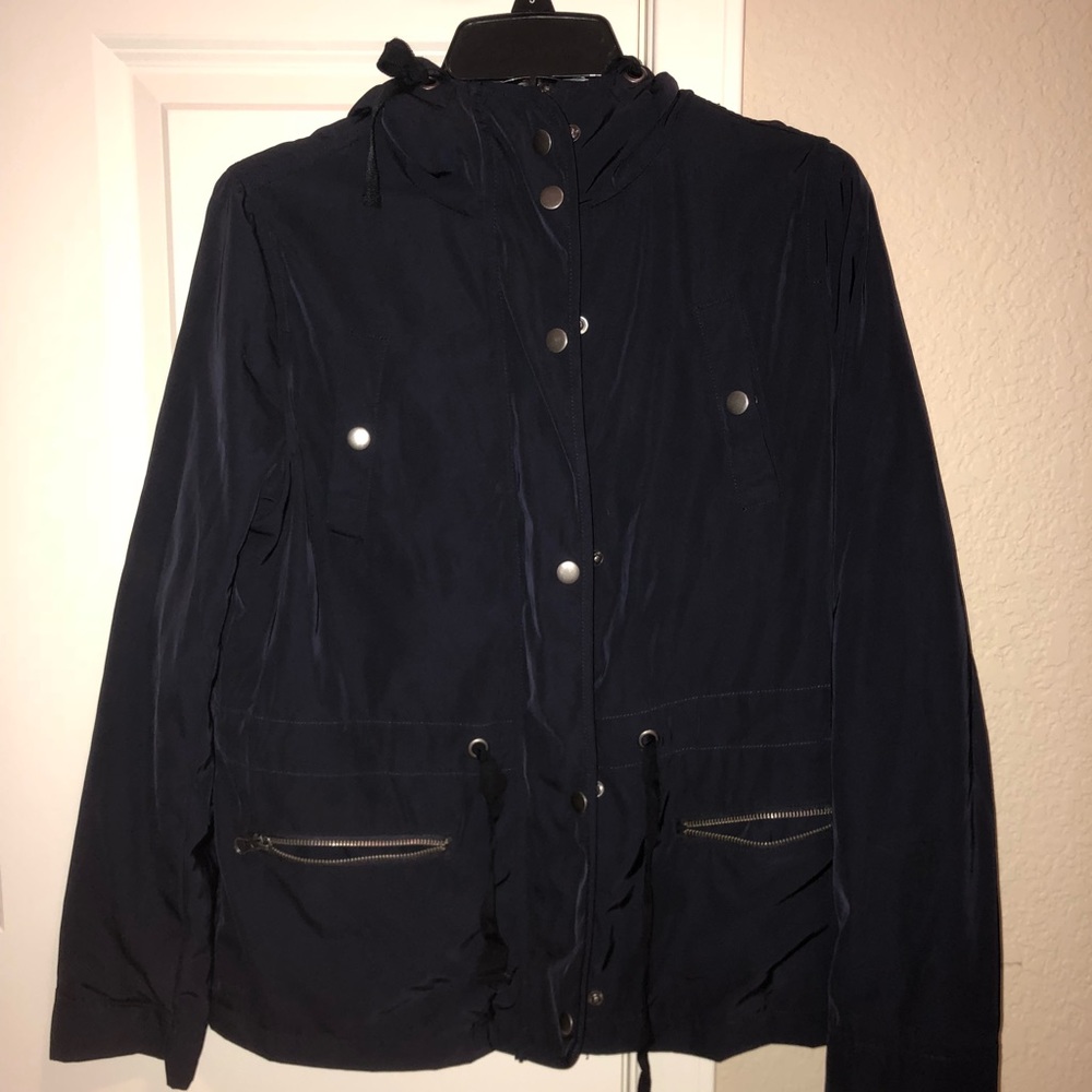 Forever 21 Navy zip up jacket